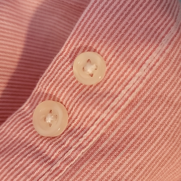 Nicole Miller pink dress shirt size 16/L 32/33 - Picture 8 of 10